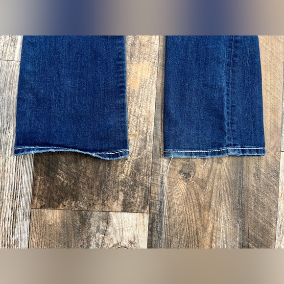 Miss Me Denim Jeans Womens Metal Stud Boot Cut Medium Dark JP7695B - Picture 7 of 9